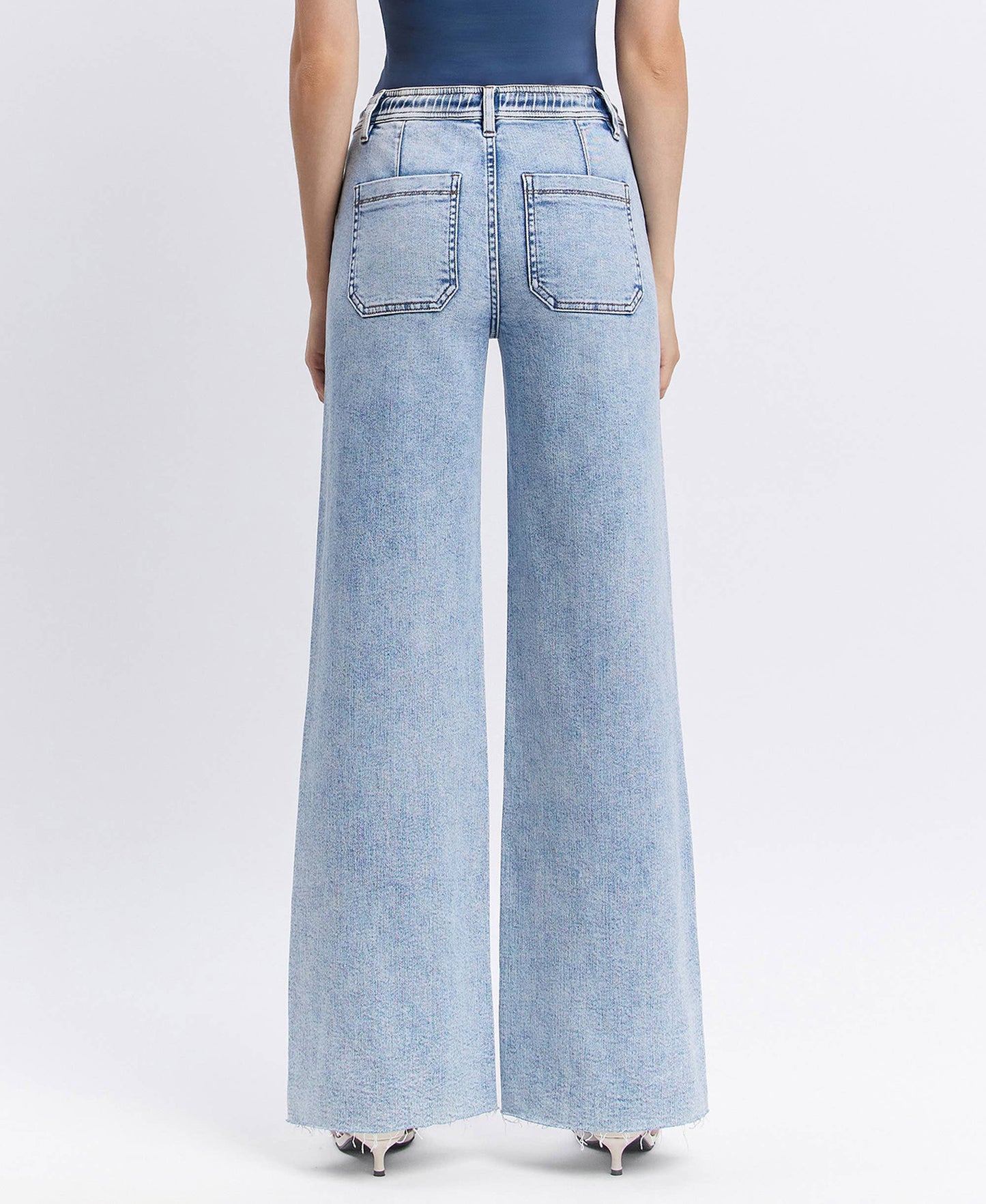 CLEARLY HIGH RISE DRAWSTRING JEAN