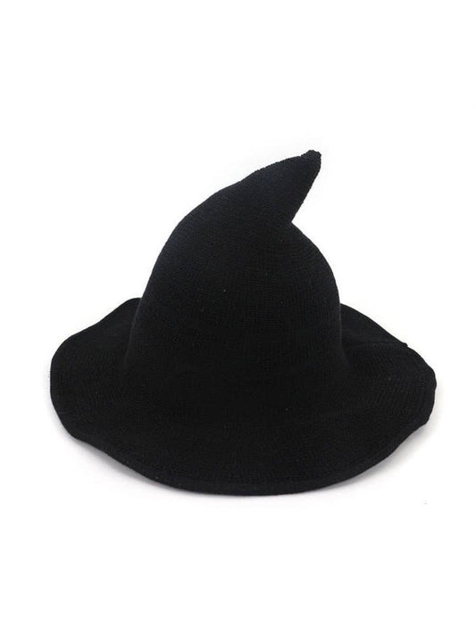 Foldable Knit Witch Hat