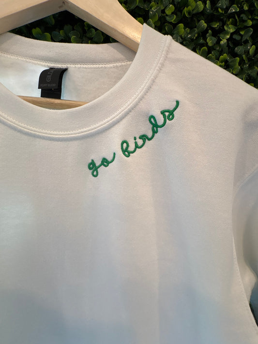 Go Birds Football Embroidered Sweatshirt