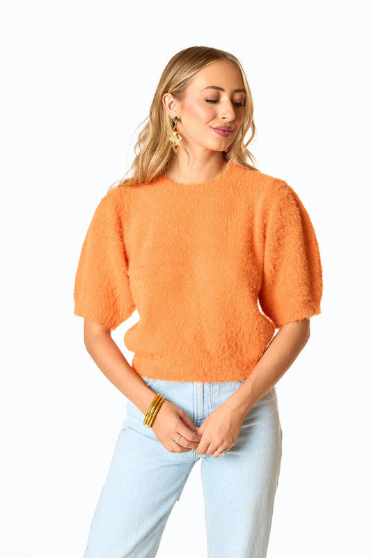 Macy Mango Sweater Top By BuddyLove