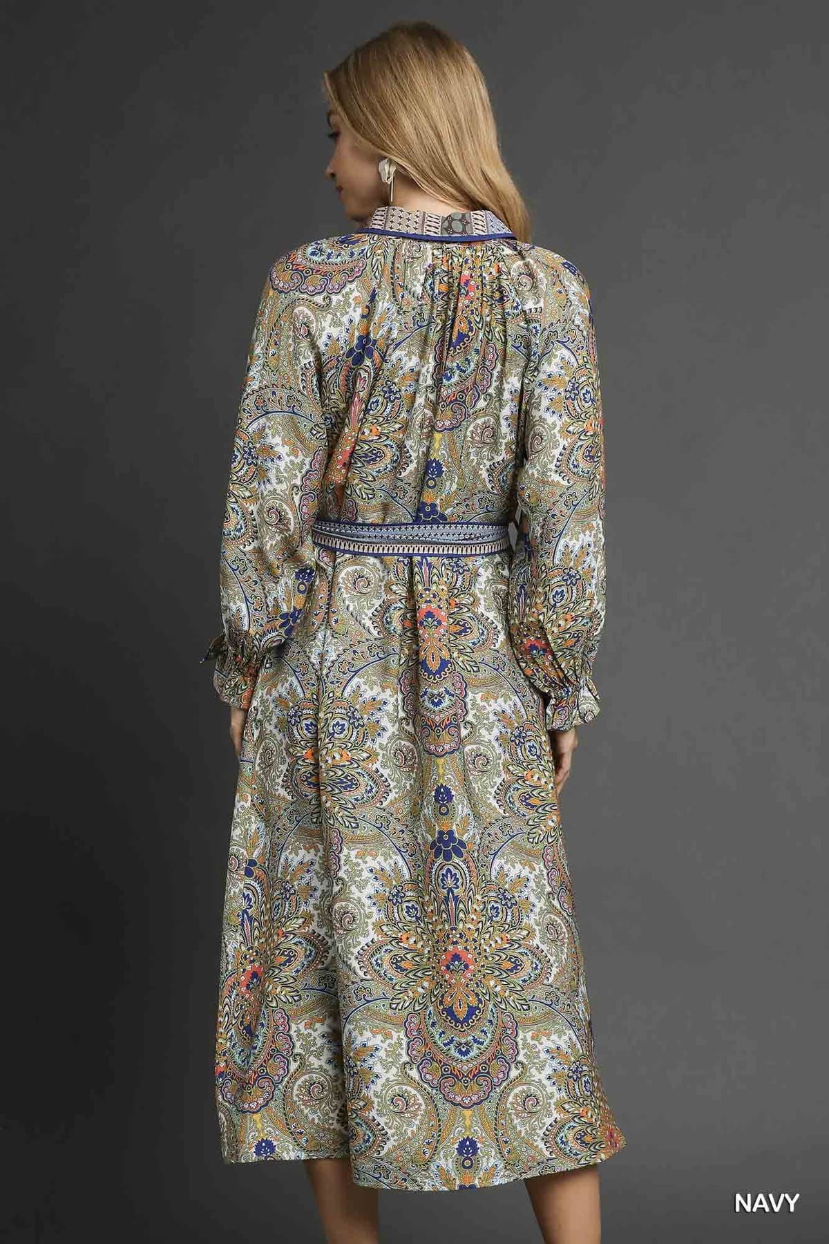 Madelyn Belted Midi Dress