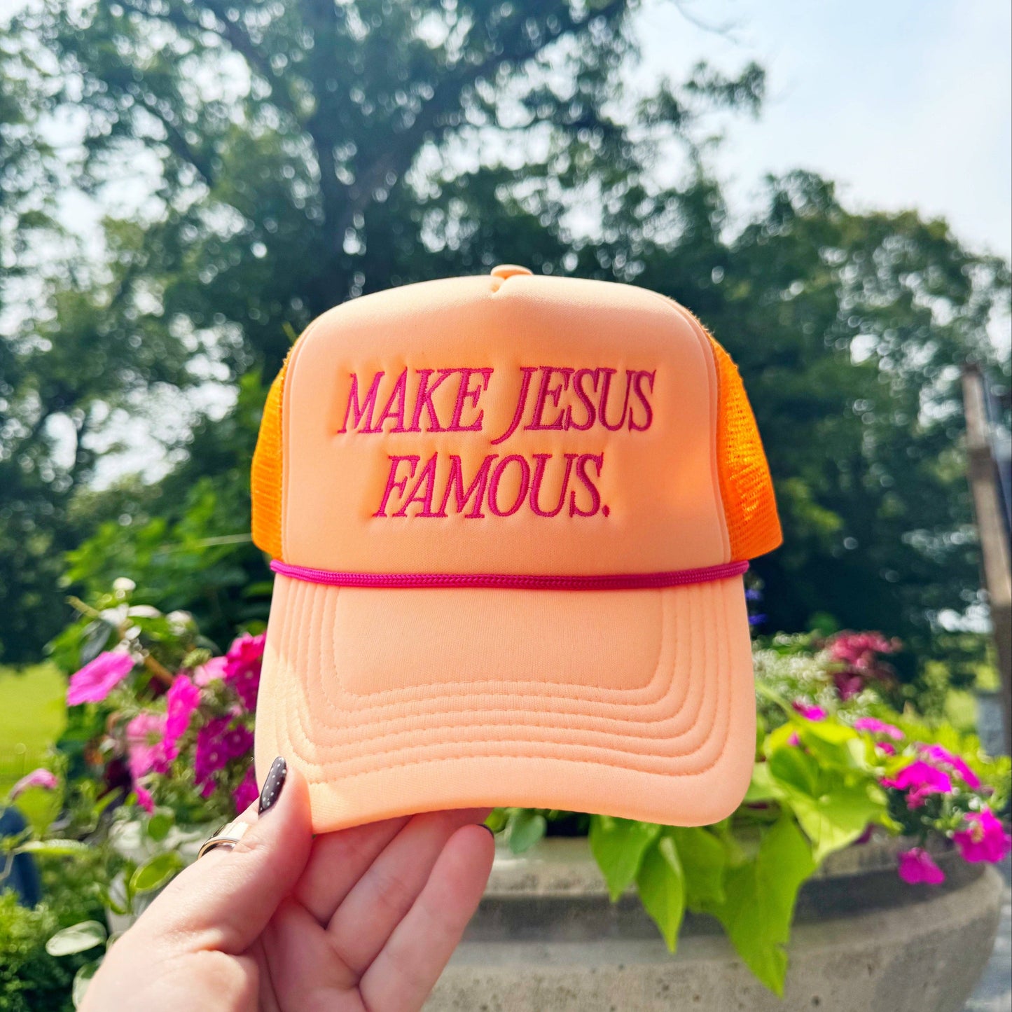 Make Jesus Famous Trucker Hat