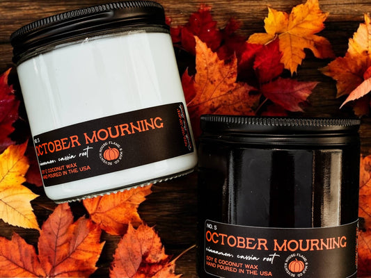 OCTOBER MOURNING - Cinnamon, Cassia root Candle