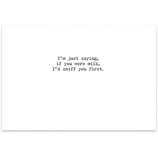 You're Old Greeting Card