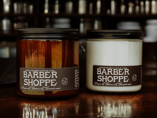 BARBER SHOPPE - Bergamot & Amber Candle