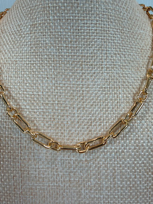 Paperclip Necklace - Gold Dipped