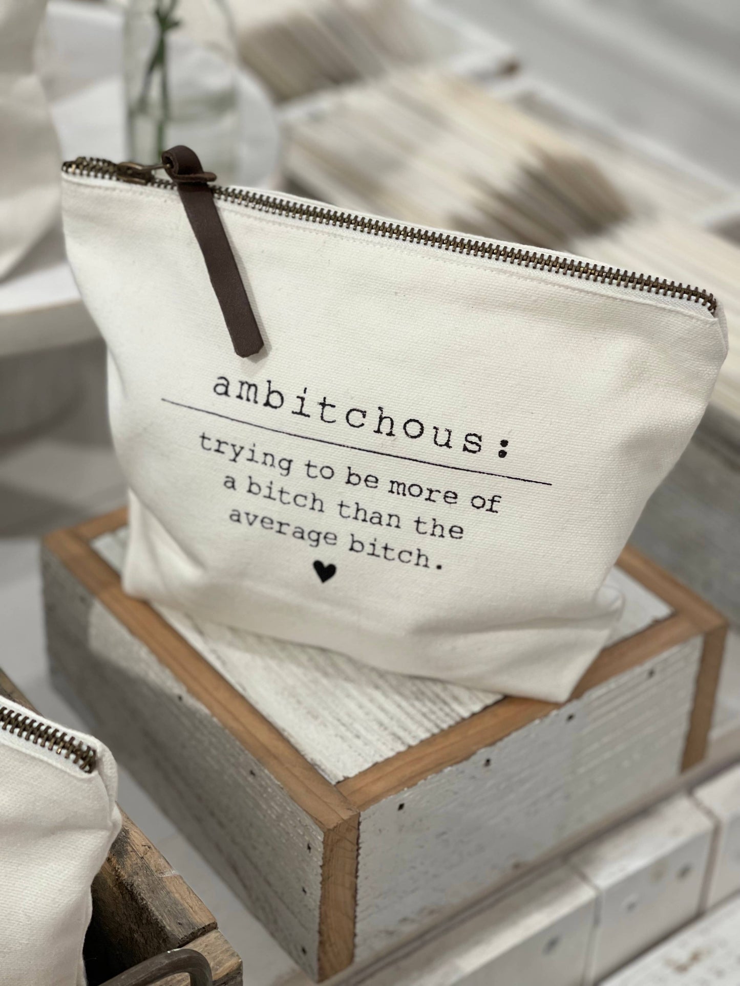 Think a Little Less Cosmetic Bag