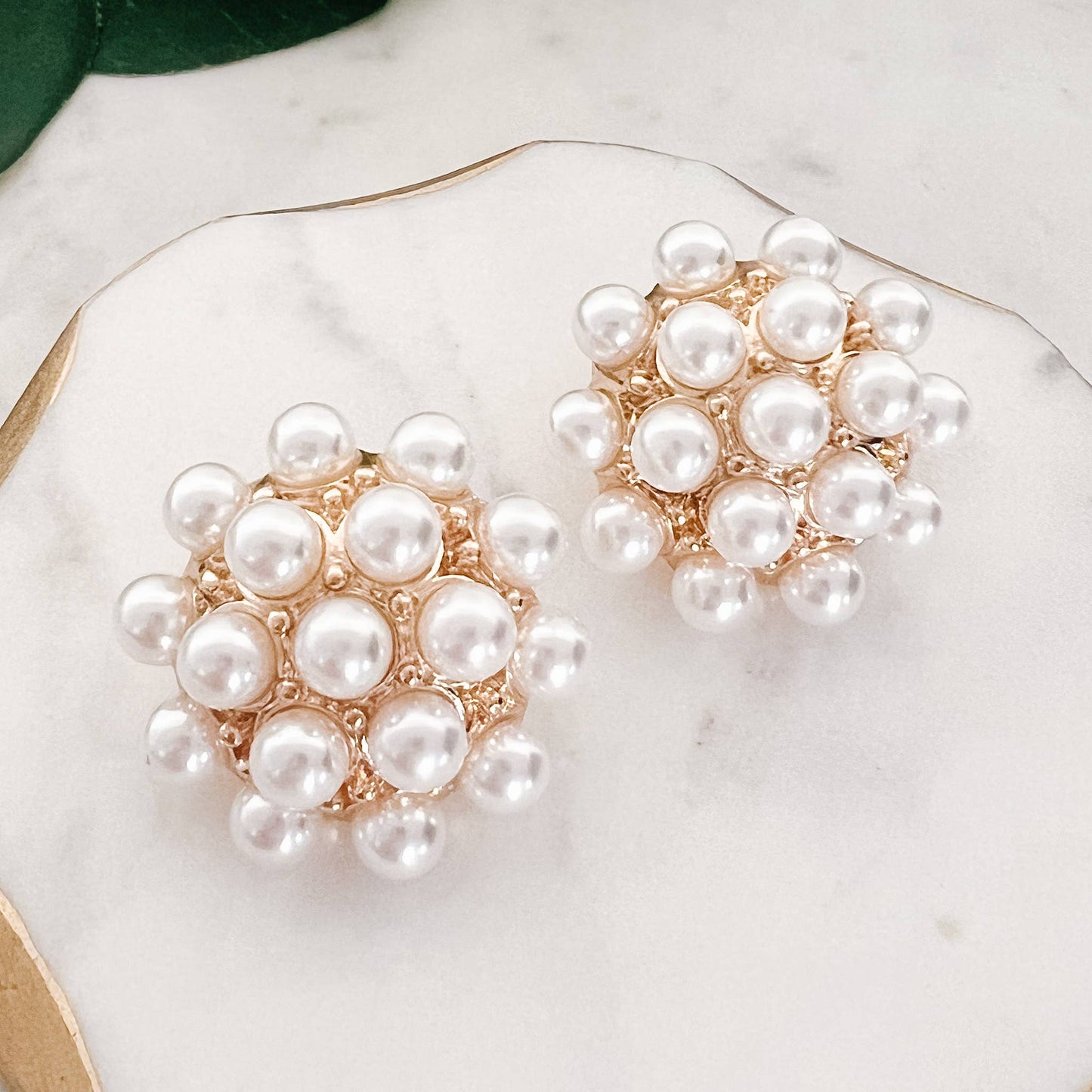 Pearl Burst Earring