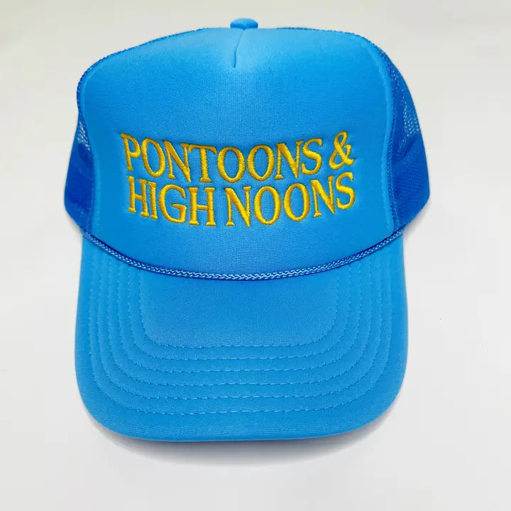 Pontoons & High Noons Summer Trucker Hat