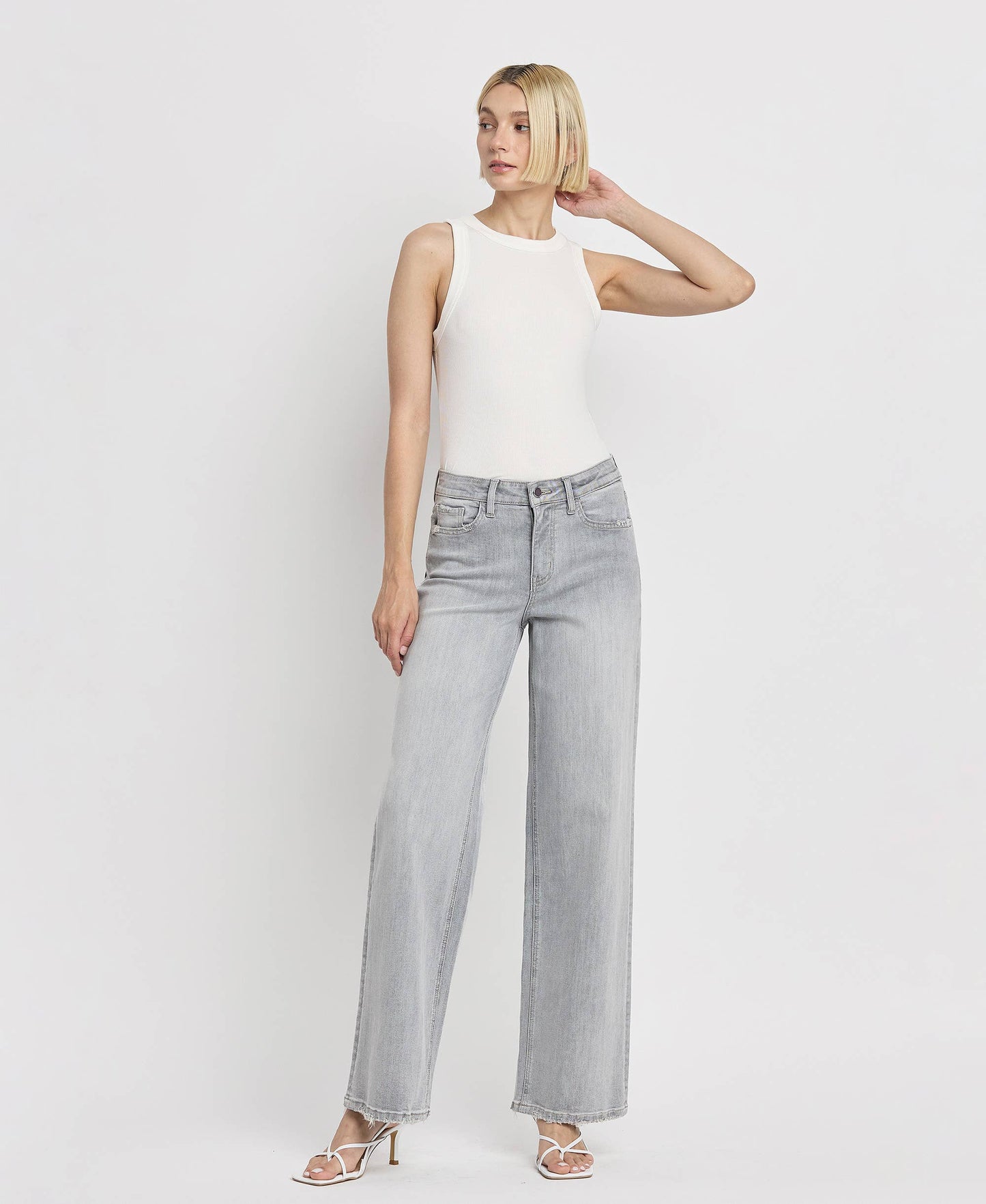 CLEMENTINE HIGH RISE WIDE LEG JEANS