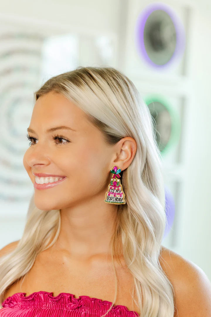 Birthday Girl Dangle Earring