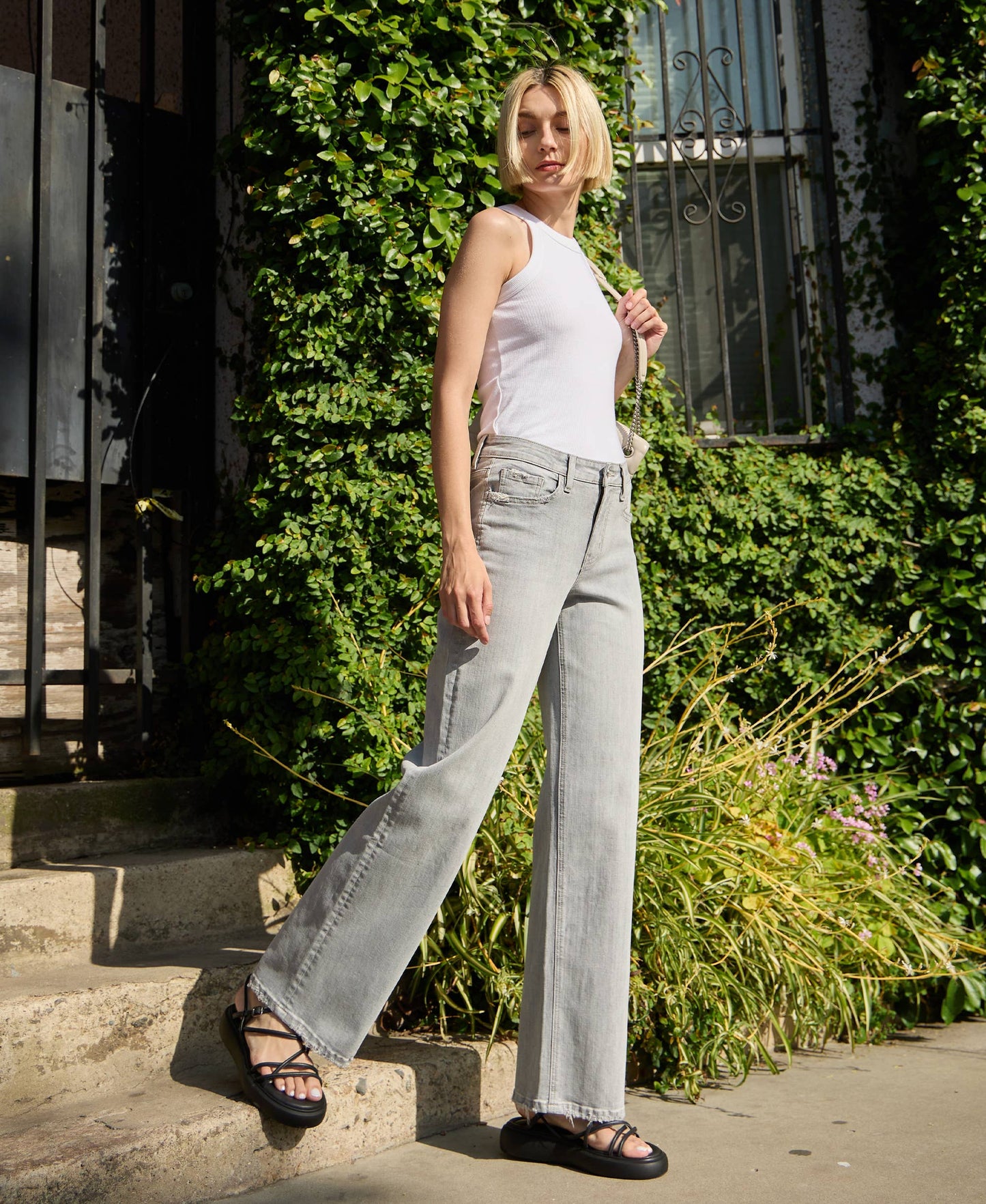 CLEMENTINE HIGH RISE WIDE LEG JEANS