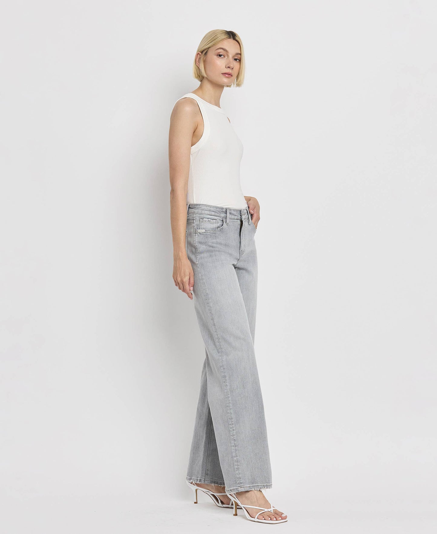 CLEMENTINE HIGH RISE WIDE LEG JEANS