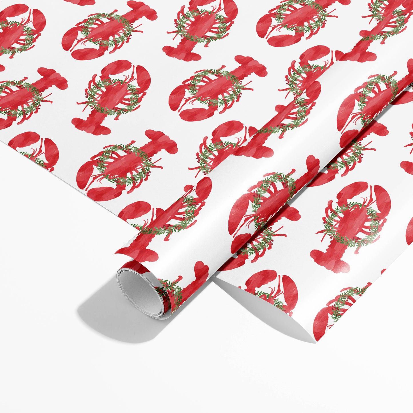 Gert & Co - Holiday Lobster Gift Wrap | Coastal Christmas Lobster Wrap