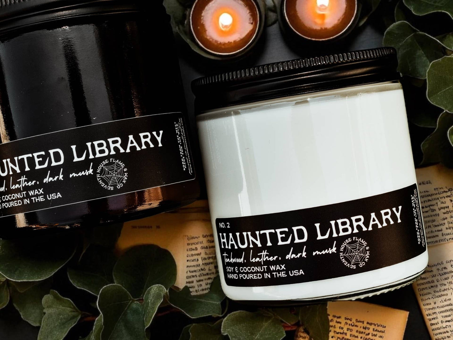HAUNTED LIBRARY - Teakwood, Leather, Dark Musk
