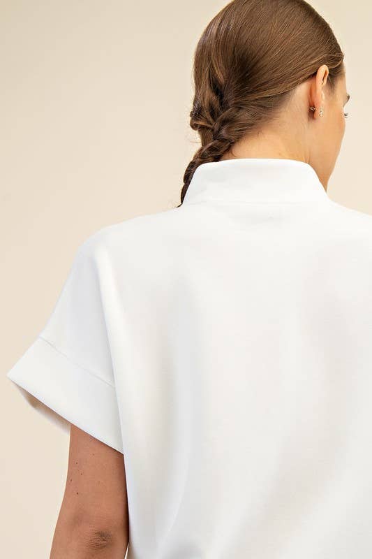 Quarter Zip Scuba Top - Travel Collection