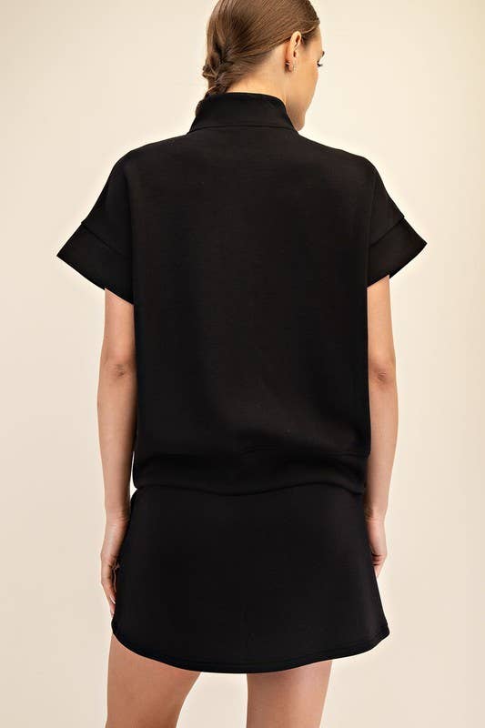 Quarter Zip Scuba Top - Travel Collection