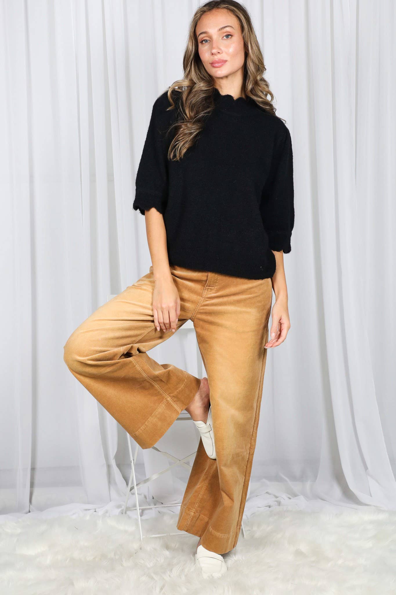 The Sweetwater Stroll Corduroy Cropped Pant