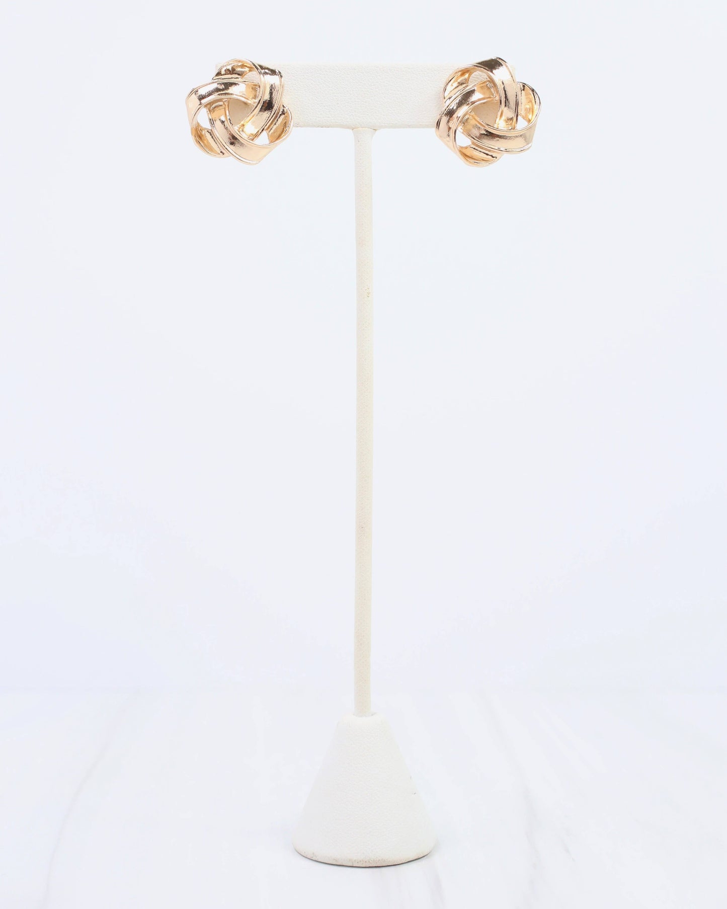 Telluride Twisted Stud Earring Gold