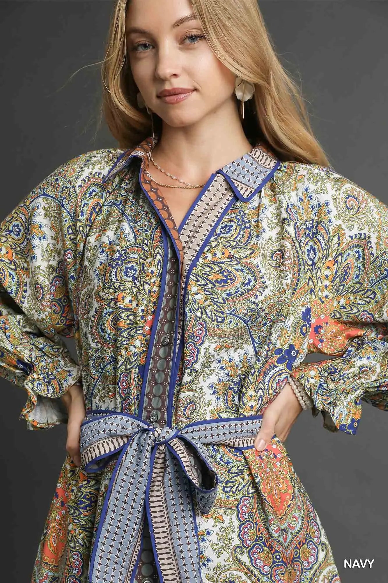 Madelyn Belted Midi Dress