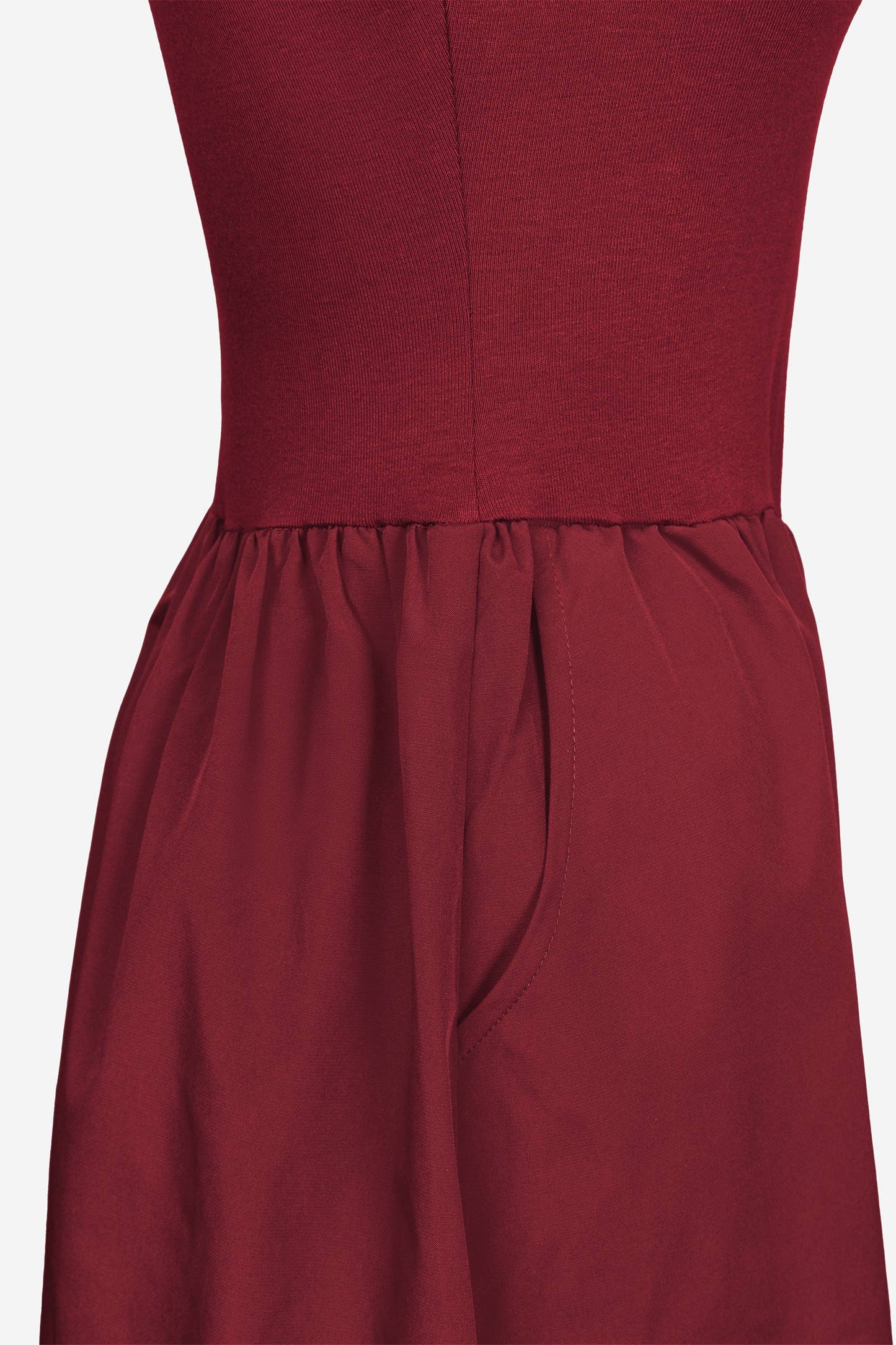 Sleeveless Mock Neck Midi Dress - ZEBRA