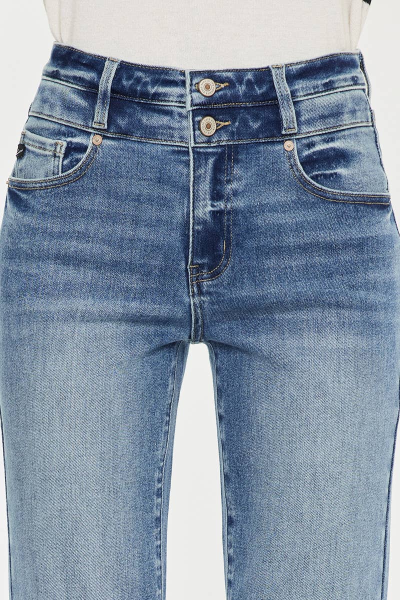 Margo High Rise Slim Straight Leg Jean