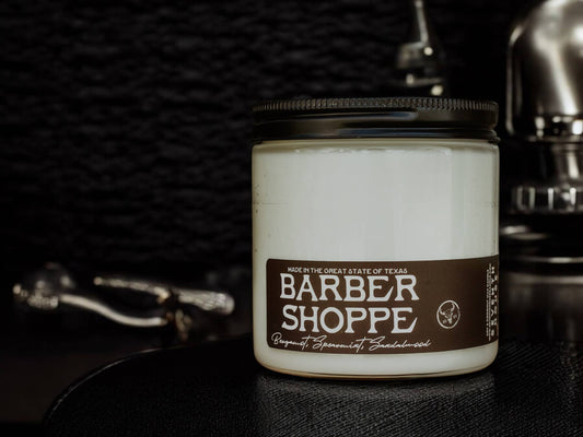 BARBER SHOPPE - Bergamot & Amber Candle