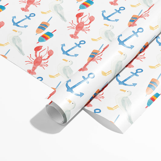 Gert & Co - Coastal Gift Wrap | Maine Lobster Gift Wrap