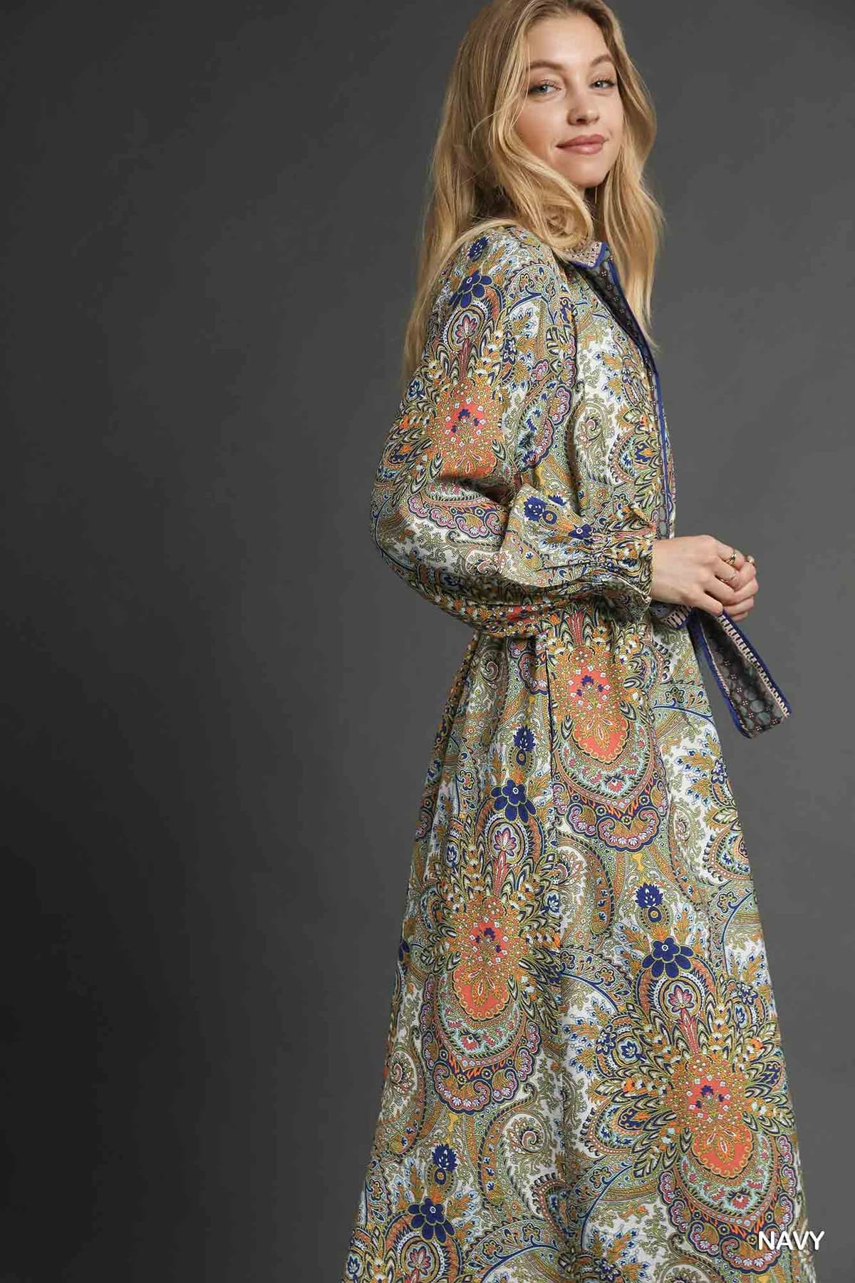 Madelyn Belted Midi Dress