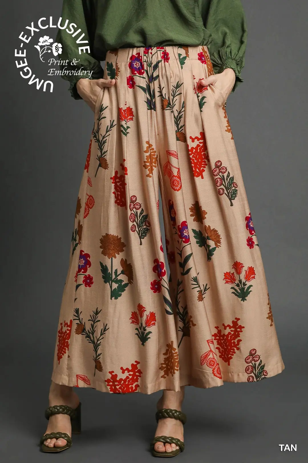 Joanne Boho Floral Print Pants