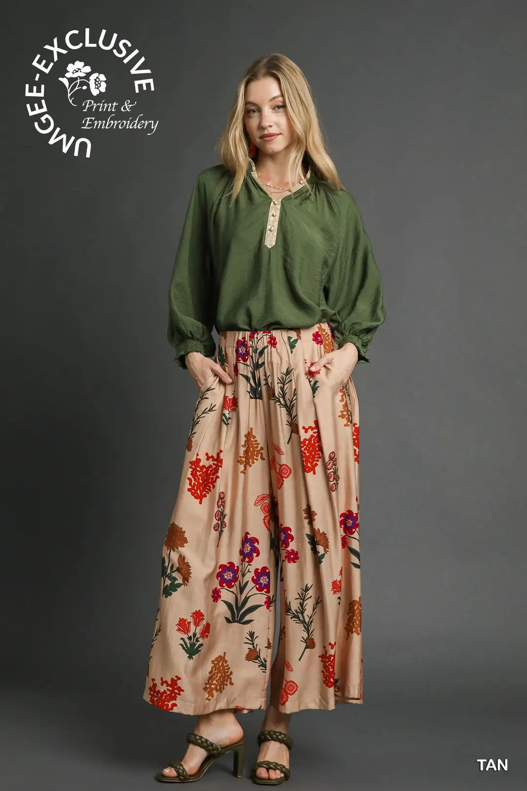Joanne Boho Floral Print Pants