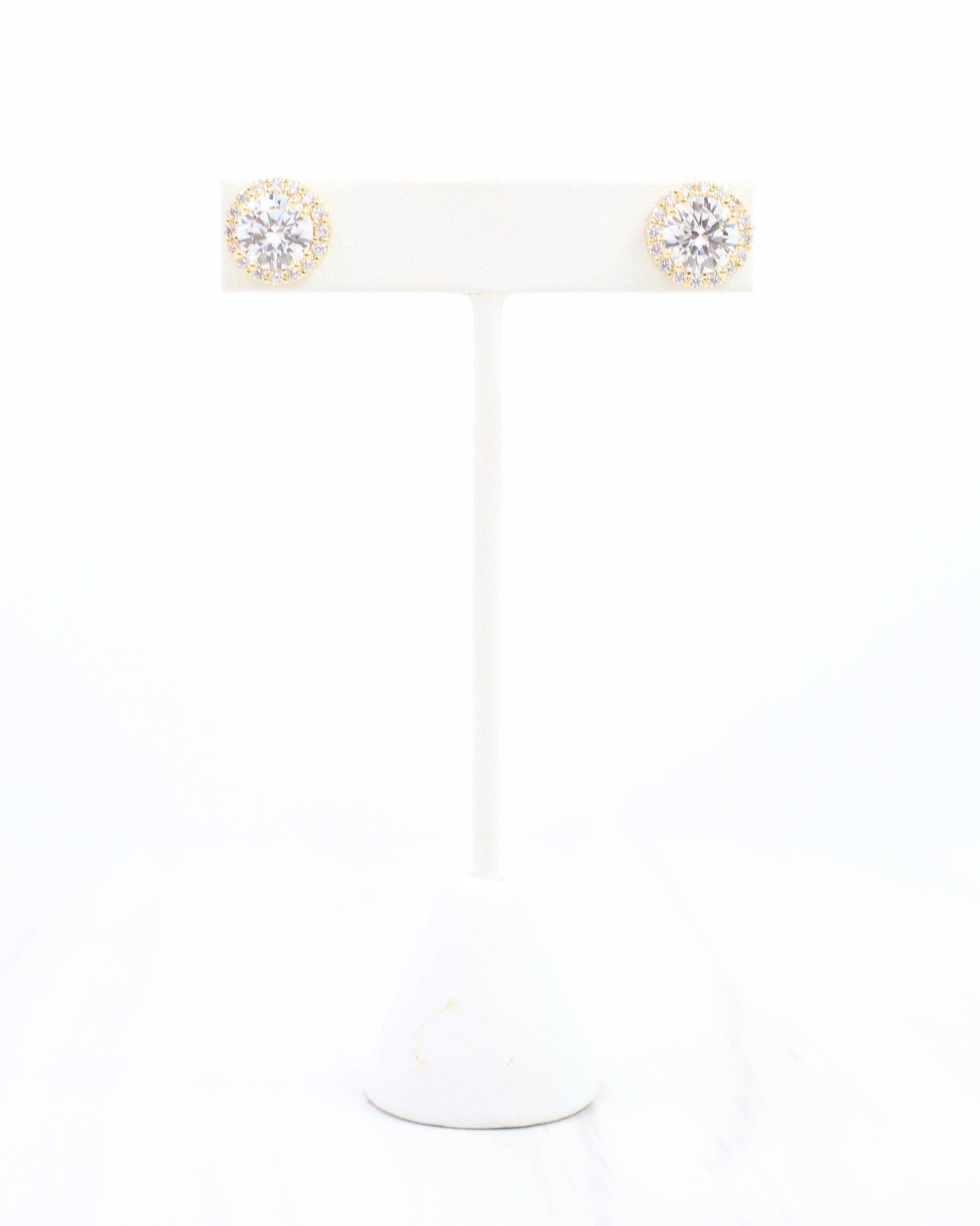 Winslow Embellished CZ Stud Earring Gold