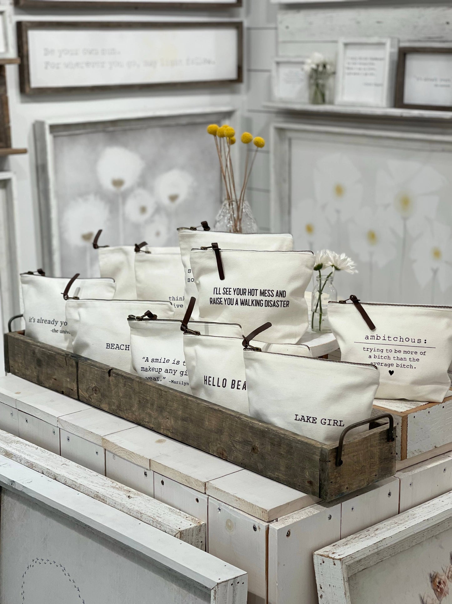 Think a Little Less Cosmetic Bag