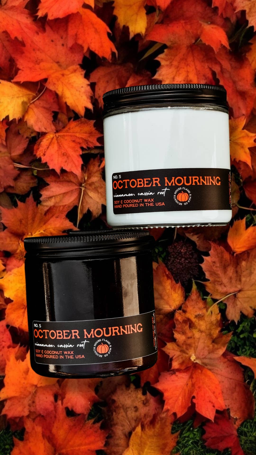 OCTOBER MOURNING - Cinnamon, Cassia root Candle