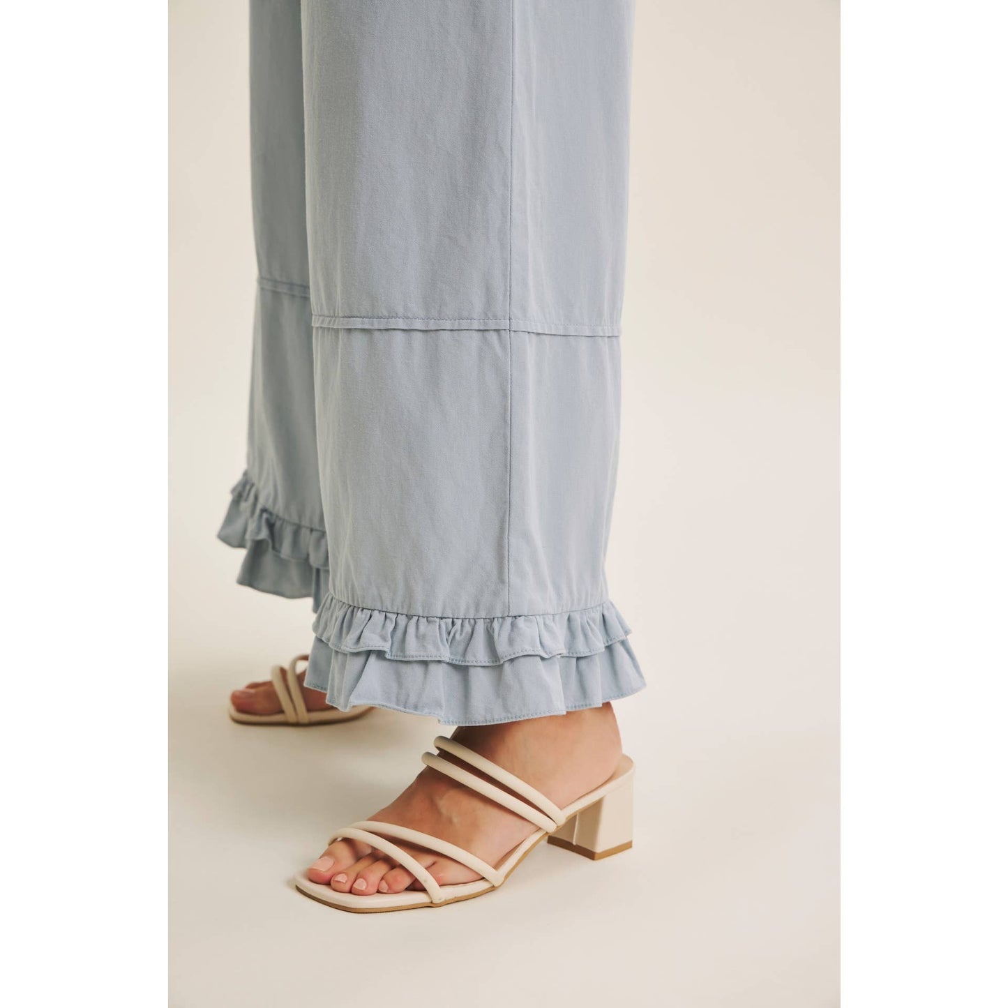 Dreamy Statement Wide-Leg with Ruffles