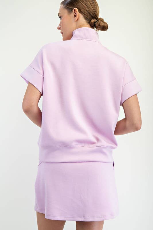 Quarter Zip Scuba Top - Travel Collection