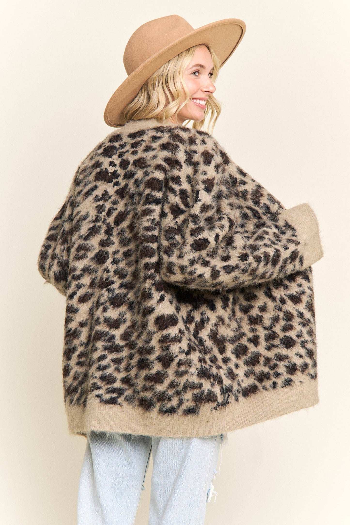 Monika Leopard Print Cardigan