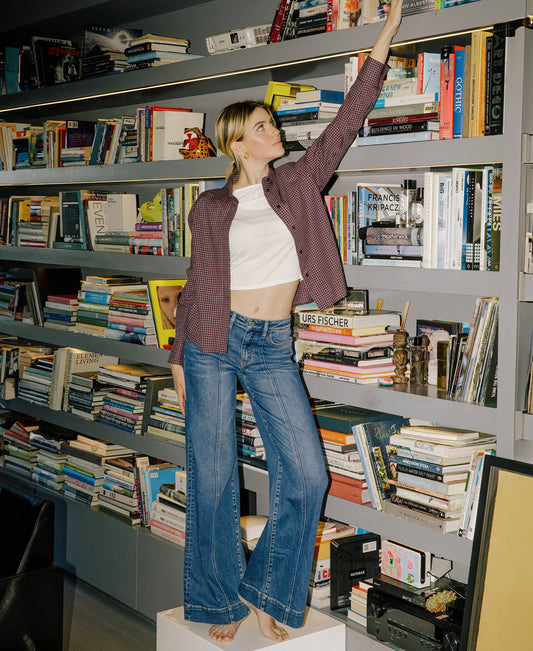 MOON BAR - HIGH RISE TROUSER