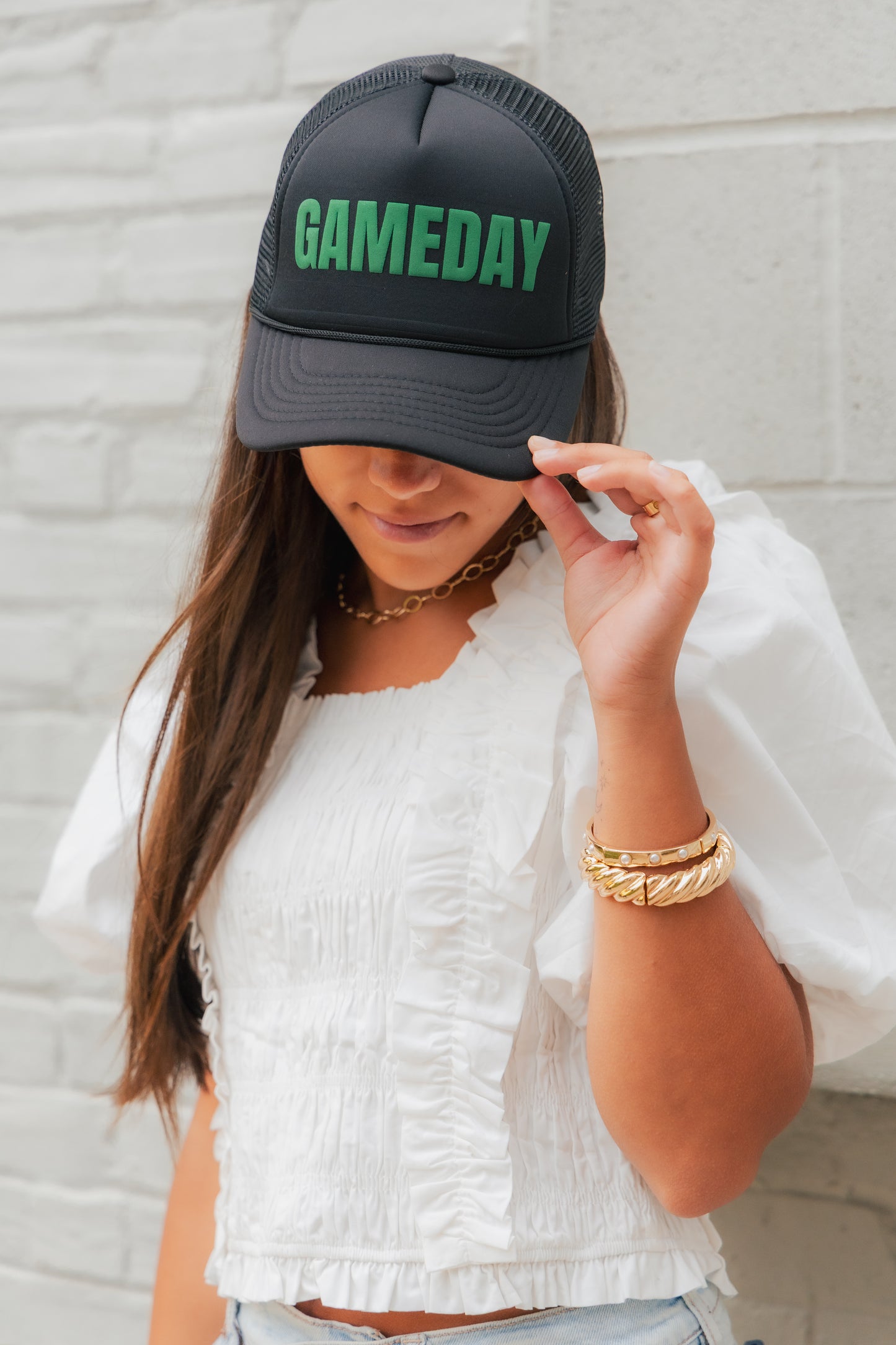 Malibu and Mint - GAMEDAY Trucker Hat
