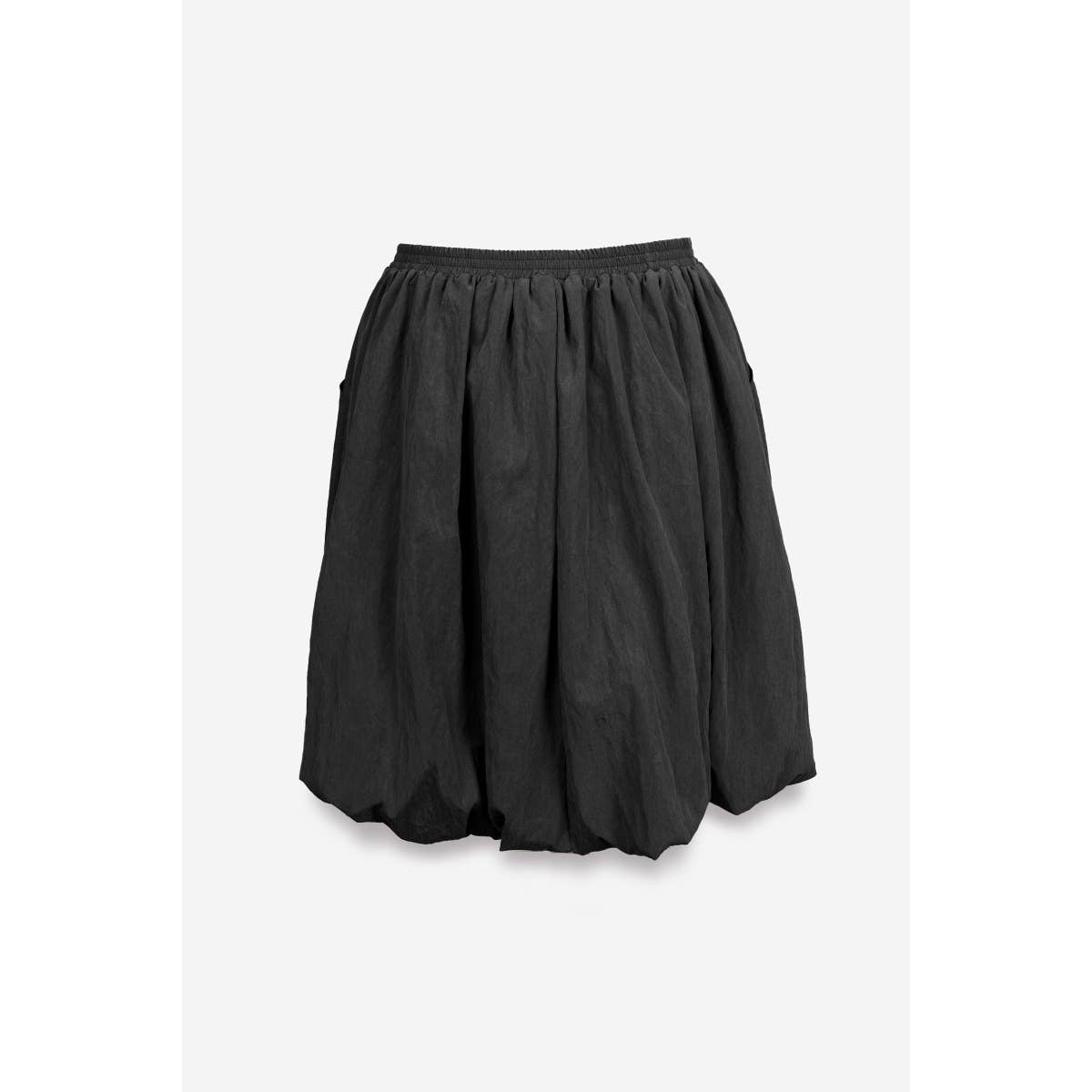 Bubble Skirt Elastic Waistband - ZEBRA