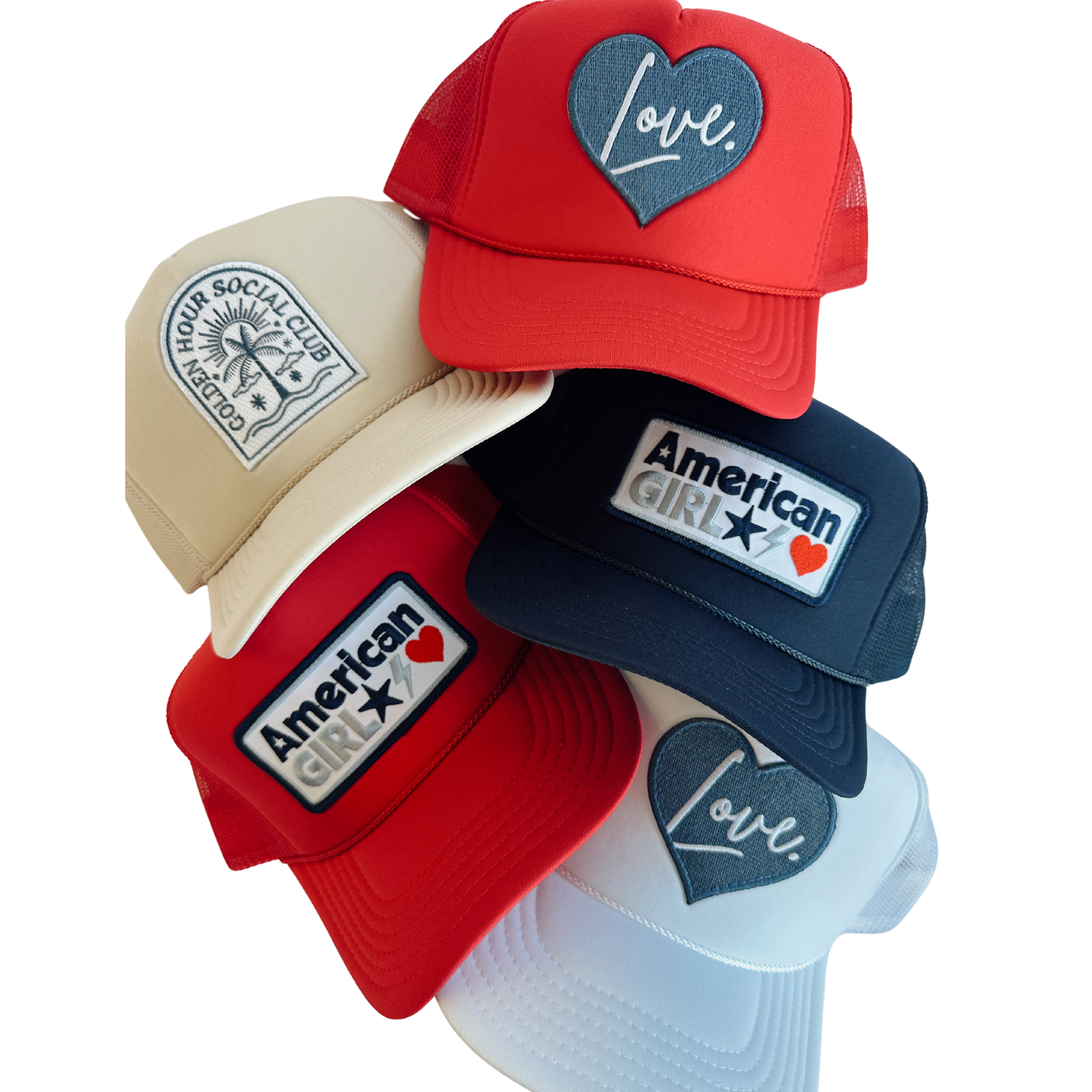 Local Beach - Golden Hour Social Club Patch Trucker Hat