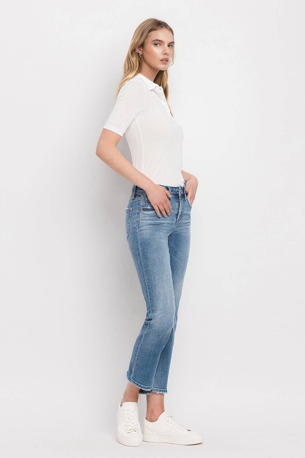 STATELY MID RISE STRAIGHT JEAN