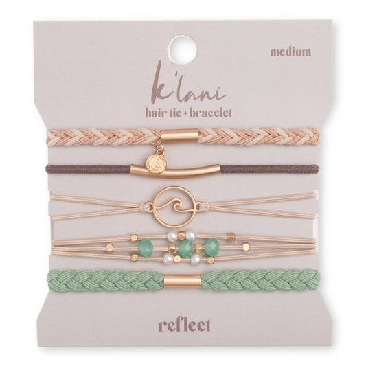 K'Lani hair tie bracelets - Reflect Hair Tie Bracelets