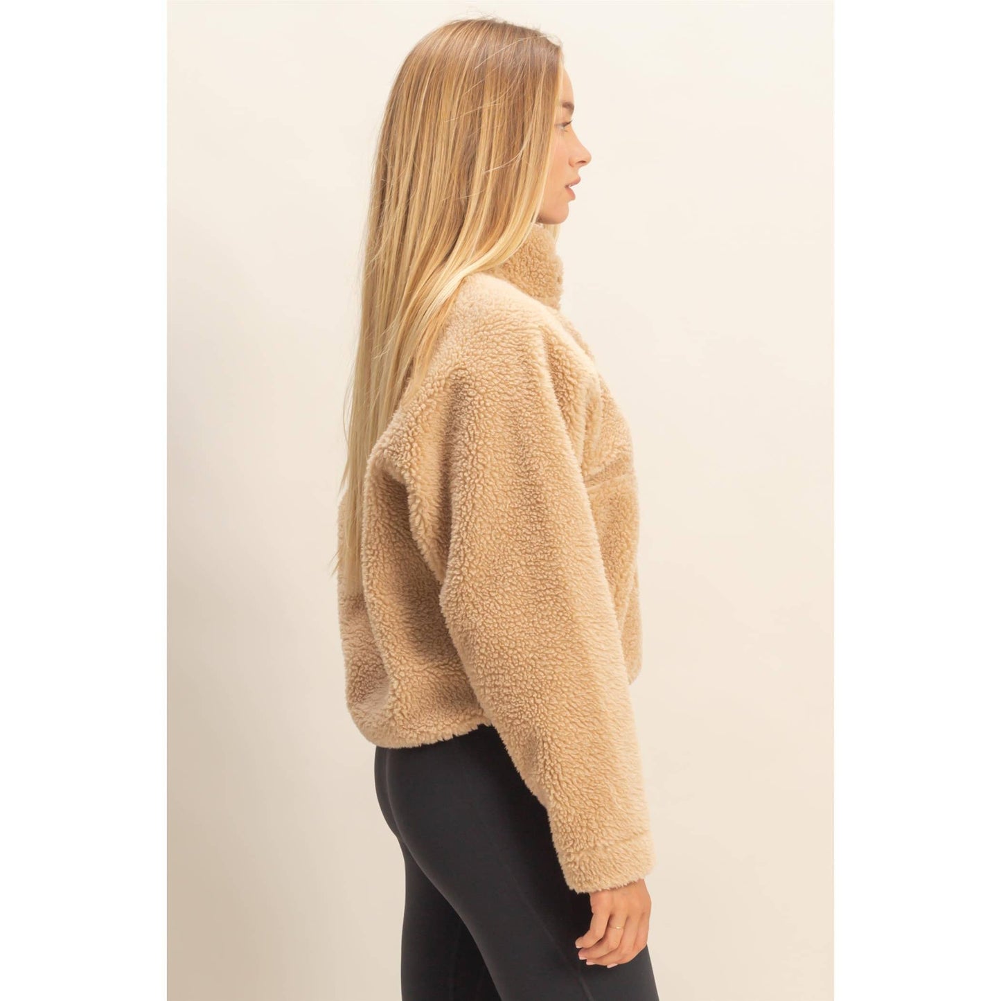 Sherpa Half Snap Jacket