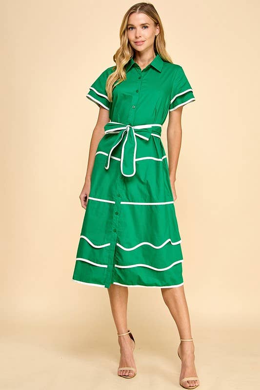Julia Midi Shirt Dress