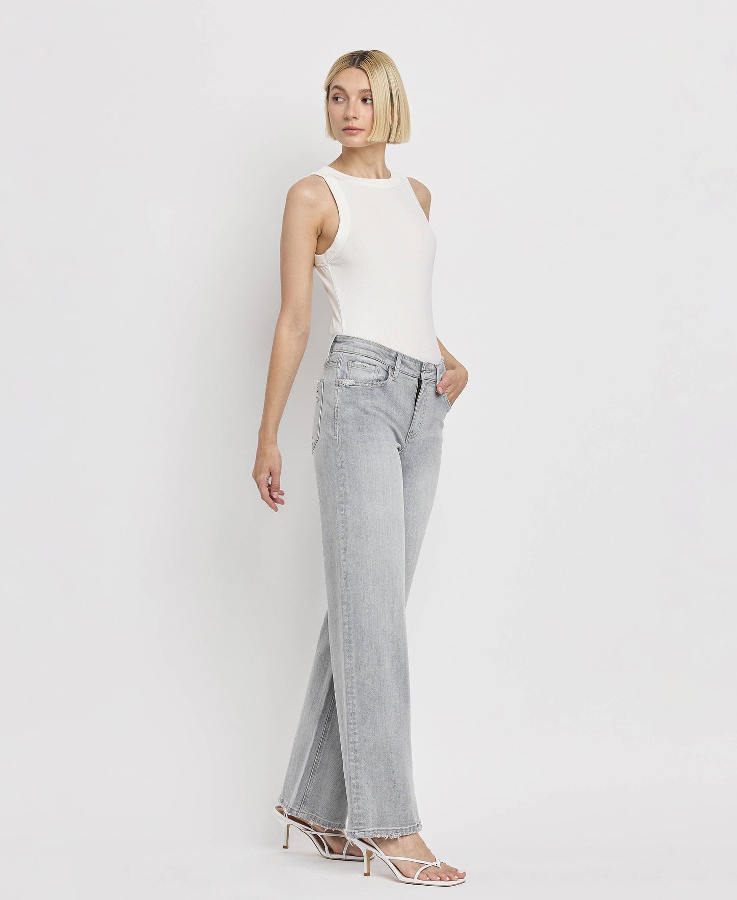 CLEMENTINE HIGH RISE WIDE LEG JEANS