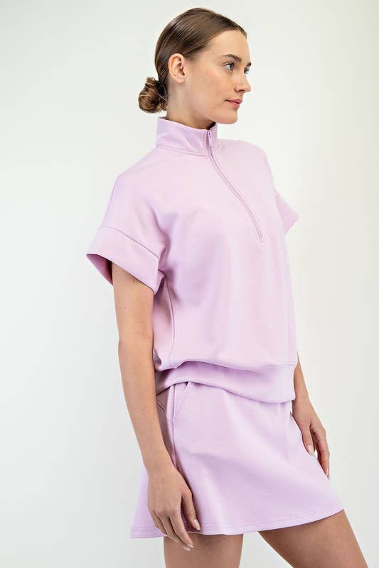 Quarter Zip Scuba Top - Travel Collection