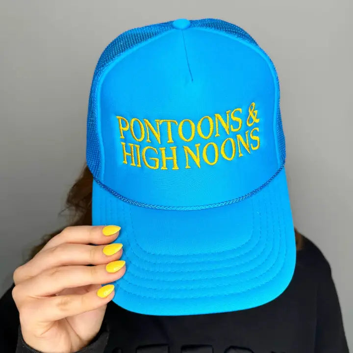 Pontoons & High Noons Summer Trucker Hat