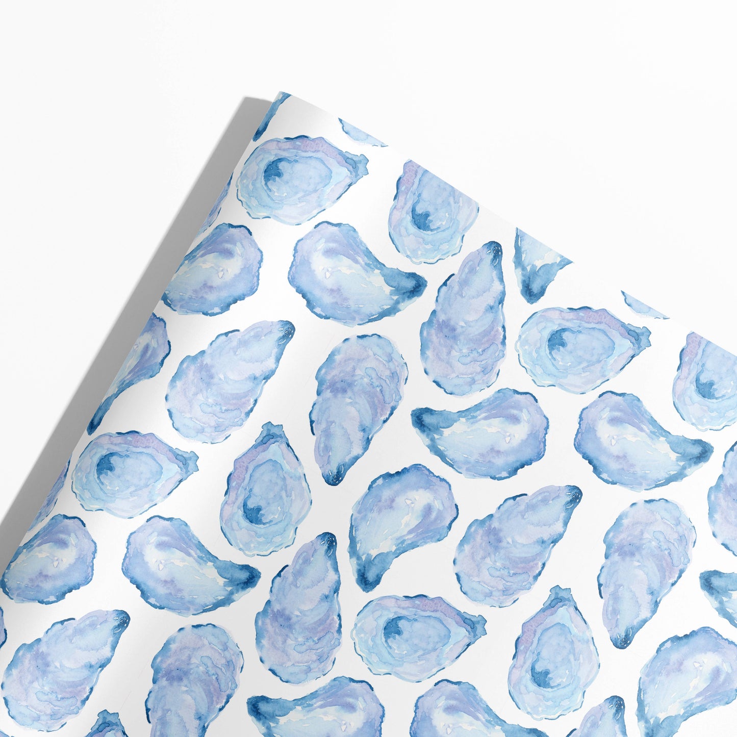 Gert & Co - Watercolor Mussel Shell Gift Wrap | Oyster Shell Gift Wrap