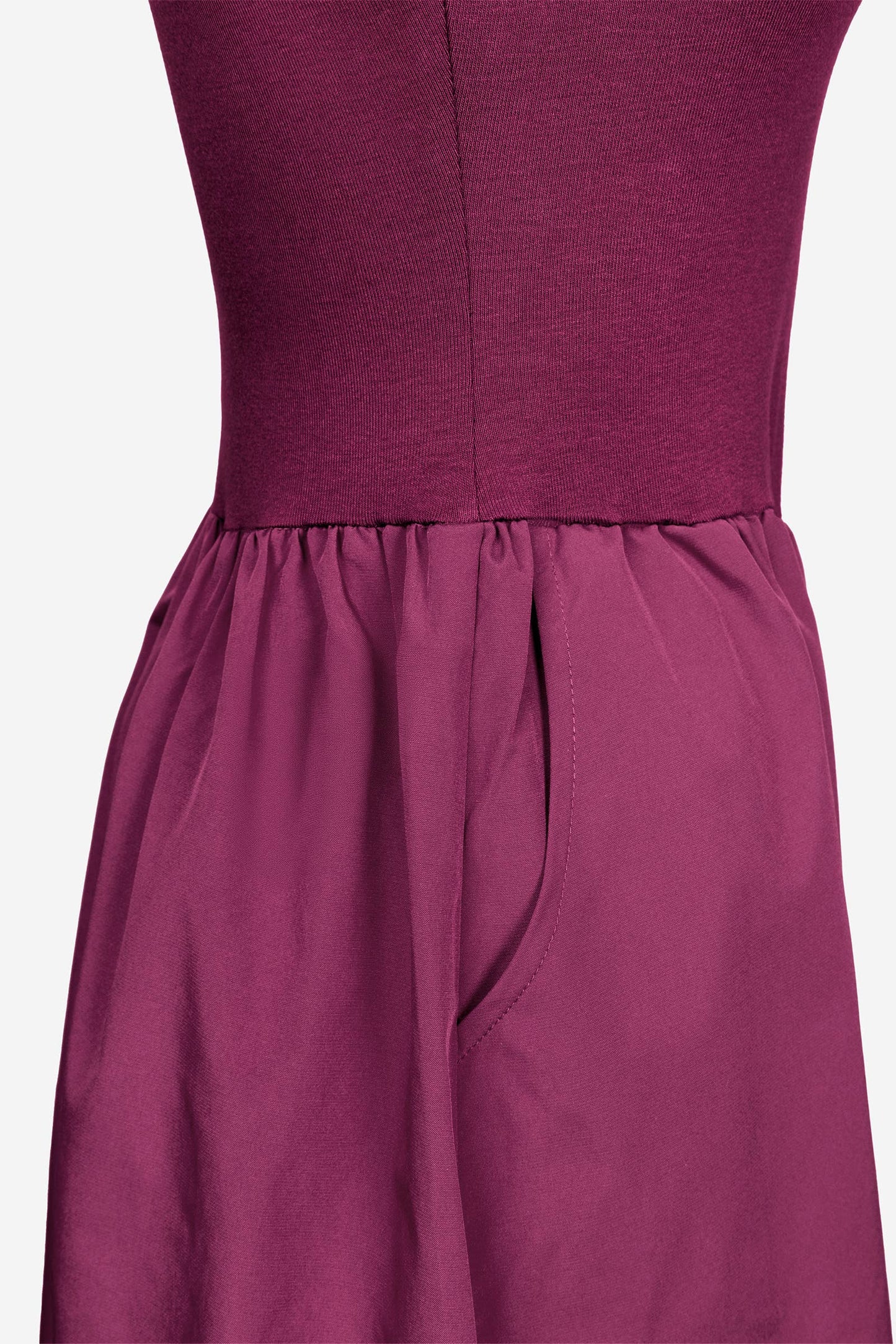 Sleeveless Mock Neck Midi Dress - ZEBRA
